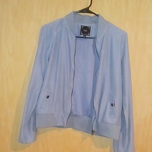 Crop top jacket w zipper!!